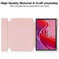 Pikkukuva 4 / 5: Lenovo Tab M11 (xiaoxin Pad 11 2024) suojakotelo PU + akryylinen tablettiteline suojakotelo Bluetooth-näppäimistöllä - Xin Pink Style E Lenovo Tab M11 (Xiaoxi