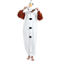 Miniatyrbild 1 av 5: Vuxen Onesie Pyjamas Djur Onesie Halloween Kostym Julpyjamas Onesie-Xin Olaf Small