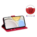 Miniatyrbillede 3 af 5: for Honor Magic 5 Lite 5G / X40 5G/X9a 5G Sommerfugl Print Fuld Beskyttelse Cover Læder Wallet Stand Telefon Case-Xin Red