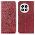 Miniatyrbild 1 av 5: Kompatibelt med OnePlus 13 Fodral Delat Läder Flip Plånbok Mobilskal - Röd - xindaren Red