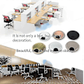 Miniatyrbillede 4 af 5: Skrivebords Kabelhul Dæksel - Computer Organizer Grommet til Desktop Kabelstyring - Xin Matte Black 35mm