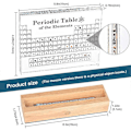 Miniatyrbillede 3 af 5: Periodisk System med Rigtige Grundstoffer Indeni, Grundstoftabel, Akryl Periodisk System Display med 83 Rigtige Prøver - Xin