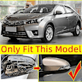Miniatyrbild 4 av 5: 1 st Backspegelkåpa för Toyota Corolla 2014 2015 2016 2017 2018 Vänster/höger Bilsidodörr Vingspegelkåpor - Xin Right Silver