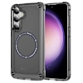 Miniatyrbilde 1 av 5: Mobildeksel for Samsung Galaxy S25 - Skin Touch TPU PC Beskyttende Deksel Kompatibelt med MagSafe - Transparent Svart - Xin Transparent Black