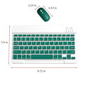 Pikkukuva 3 / 4: Bluetooth-näppäimistö ja -hiiri, kannettava BT langaton näppäimistö ja hiiri Android PC -tabletille - Xin GN