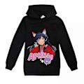 Miniatyrbild 2 av 3: Ny Pojkar Flickor Casual Långärmad Hoodie Aphmau Barn Huvtröja Tröjor Toppar Present-Xin Black 7-8Years