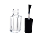 Miniatyrbild 4 av 5: Tomma Nagellacksflaskor Transparenta med Borstskydd (5ml 5-pack) - Xin