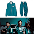 Miniatyrbilde 5 av 5: Unisex Squid Game Sportsdrakt 001 456 218 067 Herre- og damekostyme for rollespill - Xin No.218 S