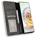 Pikkukuva 2 / 5: Yhteensopiva ZTE nubia Z60 Ultra Lompakko Nahkakotelo Jalustalla Magneettisella Sulkemisella - xindaren Style A