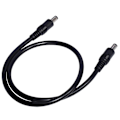 Miniatyrbillede 5 af 5: 18AWG DC5.5m x 2.1mm Han til Han Stik Kabel Strømforsyning Adapter Ledning Wire-Xin 2m