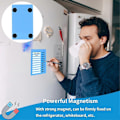 Pikkukuva 3 / 5: Lasten Kotitehtävätaulu - Minun Kotitehtävärutiini - Tyhjä Muovinen Tarkastustaulu 2 Irrotettavalla Korttipaperilla ja 4 Magneetti-Xin Blue Simplicity