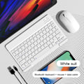 Pikkukuva 1 / 5: Bluetooth-näppäimistö ja -hiiri, kannettava BT langaton näppäimistö ja hiiri Android PC -tabletille - Xin WH