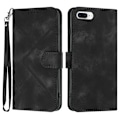 Miniatyrbillede 1 af 5: Etui Kompatibelt med iPhone 8 Plus / iPhone 7 Plus Cover Magnetisk Flip Wallet Læder Kompatibelt med iPhone 8 Plus / iPhone 7 Plus Cover-xindaren Black
