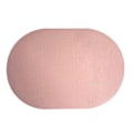 Miniatyrbillede 1 af 5: Bordskåner Skridsikker Aftørrelig Kunstlæder Oval Form Isolationspude til Spisestue - xindaren Pink
