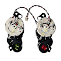 Miniatyrbilde 4 av 5: Sidebørstemotor for støvsuger til Ecovacs Deebot Ozmo 920 950 N8/ N8 Pro/ T9/ T8 robotstøvsuger tilbehør børstemotor-Xin Red and Green side