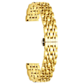 Miniatyrbillede 1 af 3: Til Garmin Lily 2 Urrem 7 Perle 14mm Rustfrit Stål Udskiftningsrem - Xin Gold