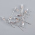 Pikkukuva 5 / 5: 10 kpl Mini 3/4/5 mm 3/6/12/24V lamppu Edison hehkulamppu kirkas-Xin Clear 5mm: 12V