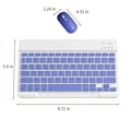 Pikkukuva 3 / 4: Bluetooth-näppäimistö ja -hiiri, kannettava BT langaton näppäimistö ja hiiri Android PC -tabletille - Xin PP