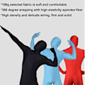 Miniatyrbild 3 av 5: Hela kroppen tights unisex spandex stretch vuxenkläder Zentai försvinnande tights-Xin Red 150CM