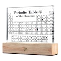 Miniatyrbilde 1 av 5: Periodisk system med ekte elementer inni, periodisk tabell, akryl periodisk system-display med 83 ekte prøver - xindaren