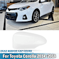 Miniatyrbild 3 av 5: 1 st Backspegelkåpa för Toyota Corolla 2014 2015 2016 2017 2018 Vänster/höger Bilsidodörr Vingspegelkåpor - Xin Right Super White
