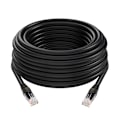 Miniatyrbild 1 av 5: 50m Cat6 Vattentät Ethernet-kabel för utomhusbruk - Direkt nedgrävning - UTP - CCA - 550 MHz - Svart 50m-Xin