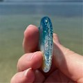 Miniatyrbild 5 av 5: 4x Glas Strand Ficka Hjärta, Ficka Hjärta Strandglas token, Smält Glas Hjärta Ficka token, Handma-Xin