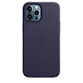 Miniatyrbillede 1 af 2: Læder Telefon Cover til Iphone 12 Pro Max Læder Cover med Magsafe-Xin Deep Violet