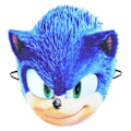 Miniatyrbilde 4 av 6: Sonic the Hedgehog Cosplay Kostyme for Barn Gutter Jenter - Jumpsuit + Maske + Hansker - Perfekt Jumpsuit + Maske + Hansker-Xin Jumpsuit + Mask + Handskar 10-14 år = EU 140-164