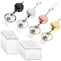 Miniatyrbilde 6 av 9: Merkeskilt Lanyard med ID-holder Gull-Xin Gold