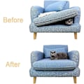 Miniatyrbillede 2 af 5: Skridsikker Sofa Pude Griber - Selvklæbende Krog og Løkke Tape til at Forhindre Sofa Puder i at Glide, 10cm X 1.5m I Sort-Xin