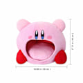 Miniatyrbillede 2 af 5: Kirby Spil Perifer Inhalerbar Nap Pandebånd Pude Pink Hat Plyslegetøj-Xin