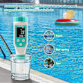 Miniatyrbild 2 av 5: 7 I 1 Ph/fritt Klor/orp/ec/tds/salt/temp Ph-mätare Pool Salinitetstestare Ip67 Vattentät-A1-Xin