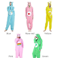 Miniatyrbild 2 av 4: Tecknad Björn Onesie Pyjamas för Vuxna - Cosplay Kostym för Halloween - Mjuka Fleece Hemmakläder-Xin Rose red M