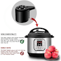 Pikkukuva 5 / 5: Höyrynpuristusventtiilin kahvan korvaus Instant Pot Duo/Duo Plus 3, 5, 6 ja 8 qt, Mini 3 qt, Duo50 5 qt, Duo/Duo Plus 60 6 qt ja Duo-Xin -malleille