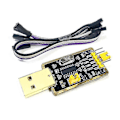 Miniatyrbild 2 av 5: 1 st Kompatibel med CH340G RS232 USB till TTL Konverter Modul UART Seriell Port STC Nedladdare-xindaren