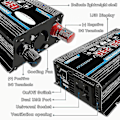 Miniatyrbild 2 av 4: 4000w Omvandlare 12v Ren Sinusvåg Växelriktare Ren Sinusvåg Transformator med Fjärrkontroll-Xin