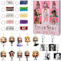 Miniatyrbillede 5 af 6: Ny Taylor Swift Julekalender med 24 Dukker og Nøgleringe - Overraskelses Blind Box Taylor 2 Taylor 2-Xin Taylor 2 Three-dimensional [doll]