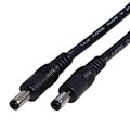 Miniatyrbillede 1 af 5: 18AWG DC5.5m x 2.1mm Han til Han Stik Kabel Strømforsyningsadapter Ledning - Xin 3m