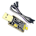 Miniatyrbild 3 av 5: 1 st Kompatibel med CH340G RS232 USB till TTL Konverter Modul UART Seriell Port STC Nedladdare-xindaren