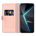 Miniatyrbild 2 av 5: Kompatibel med ZTE nubia Focus Skal Stötsäkert TPU Innerskal Läder Telefonfodral Kortplats-xindaren Style C