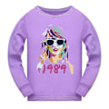 Miniatyrbild 2 av 5: Taylor Swift Långärmad Pyjamas Pyjamas Set Barn Pjs Sovkläder Nattkläder Swiftie Fans Present-xindaren Purple 9-10 Years