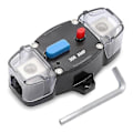 Miniatyrbillede 1 af 5: 12-48V DC 300 Amp Sikring med Manuel Reset, 0-8 Gauge Trolling Stereo Audio Inline Sikring-Xin