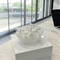 Miniatyrbillede 4 af 5: 8x Akryl Cube Display Box Riser Nesting Riser Stands til Mad Kage Dessert Hvid-xindaren White