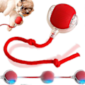 Miniatyrbild 1 av 5: Interaktiv Rullande Hundleksak Smart Automatisk Självrullande Boll Elektrisk Hundleksak för Hund/KattP2021122457-xindaren Red