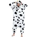 Pikkukuva 1 / 5: Aikuisille tarkoitetut yhden osan pyjama-asu eläinaiheisella kuviolla, Halloween-asu, joulupyhän pyjama-asu, yhden osan asu - Xin Cow Medium