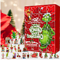 Miniatyrbilde 4 av 5: 2024 Julekalender med 24 gaver, Grinch juleutklipp-Xin