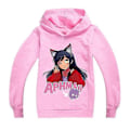 Miniatyrbild 2 av 3: Ny Pojkar Flickor Casual Långärmad Hoodie Aphmau Barn Huvtröja Tröjor Toppar Present-Xin Pink 4-5Years