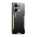 Miniatyrbilde 1 av 4: Blade Series TPU Hybrid Metall Telefondeksel-Xin Gold For Xiaomi Redmi Note 13 4G