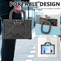 Miniatyrbillede 4 af 4: Kompatibel med MicroSoft Surface Pro 4 / 5 / 6 / 7 TPU + PC Tablet Case-xindaren
